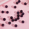 120Pcs Natural Amethyst Round Beads G-PA0001-16B-7