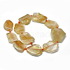 Natural Citrine Beads Strands G-E401-H04-2