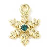 Alloy with Rhinestone Pendants ALRI-U001-02A-01-1