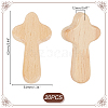 20Pcs Wooden Cross Wall Ornaments AJEW-GA0007-33-2
