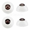   2Pairs 2 Colors Plastic Craft Eyes DIY-PH0010-17A-1