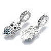 Alloy European Dangle Charms MPDL-N039-004-2