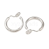 Brass Clip-on Earring Findings KK-F921-08B-P-2