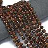 Natural Tiger Eye Beads Strands G-K389-E52-01-2