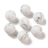 Natural Howlite No Hole Sphere Beads G-K353-04B-20-1