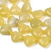 Natural Lemon Jade Beads Strands G-NH0069-A02-4