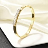 304 Stainless Steel Hinged Bangles for Women BJEW-G734-02G-1