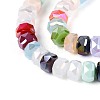 Electroplate Opaque Glass Beads Strands EGLA-N022-05B-A01-3