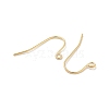 Brass Earring Hooks KK-H503-28G-2