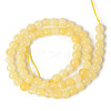 Natural Quartz Beads Strands G-R479-6mm-08-2