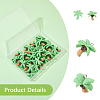 30Pcs Opaque Resin Pendants RESI-SC0006-89-6