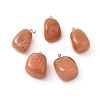 Natural Red Aventurine Pendants G-k302-B13-1