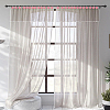 2Pcs Iron Shower Curtain Rings for Bathroom DIY-LP0001-98B-3