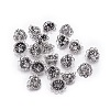 Tibetan Style Zinc Alloy Bead Cap PALLOY-WH0085-79B-1