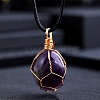 Natural Amethyst Pendant PW-WG0D471-01-4