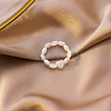 Natural Shell Beaded Stretch Rings for Women WG0687E-02-1