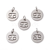 Non-Tarnish 304 Stainless Steel Charms STAS-Q201-T445-4S-3