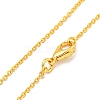 Brass Cable Chain Necklaces for Women NJEW-G084-16G-2