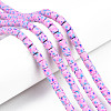 Handmade Polymer Clay Bead Strands CLAY-T020-10D-4