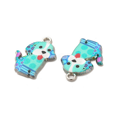 Alloy Enamel Pandants ENAM-K067-49P-03-1