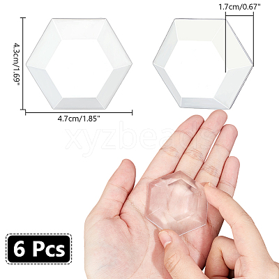 1 Set 6Pcs Self Adhesive Door Knob Bumpers AJEW-NB0006-18-1