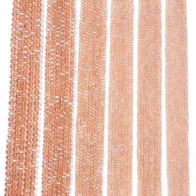 Electroplate Glass Beads Strands EGLA-A044-T3mm-A21-1