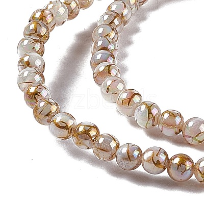 Drawbench Style Natural Freshwater Shell Beads Strands SHEL-F003-10A-1