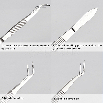 Stainless Steel Tweezers TOOL-OC0001-19P-1