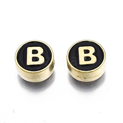 Alloy Enamel Beads ENAM-N052-006-02B-RS-1