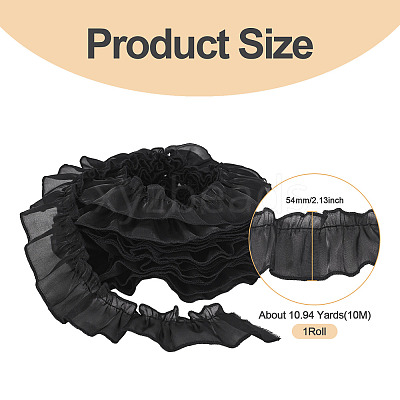 Polyester Lace Ribbon OCOR-TAC0035-25B-1