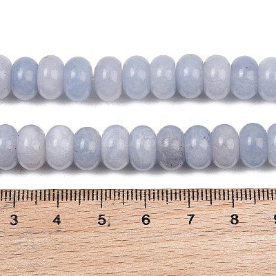 Dyed Natural White Jade Beads Strands G-G107-A37-01-1