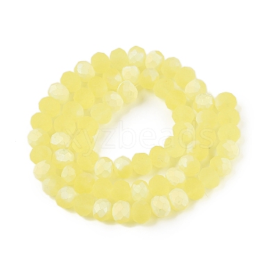 Transparent Glass Beads Strands EGLA-A044-T8mm-MB29-1