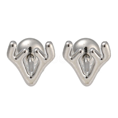 304 Stainless Steel Cartilage Earrings EJEW-B066-01F-P-1