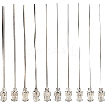 20Pcs 10 Style Iron Dispensing Needles TOOL-BC0001-27-1
