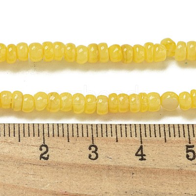 Dyed Natural Freshwater Shell Beads Strands BSHE-G039-07F-1