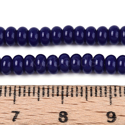 Opaque Spray Painted Glass Beads GLAA-ZX008-4mm-18P-1
