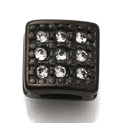304 Stainless Steel Rhinestone Beads STAS-G350-21EB-1