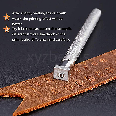 Leather Stamping Tool Kits AJEW-WH0129-18P-1