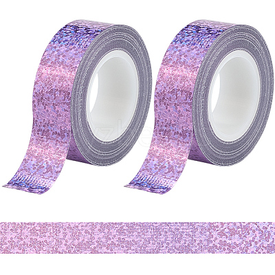 DIY Scrapbook Decorative Laser Paper Tapes DIY-WH20001-98B-1