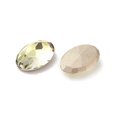 Glass Rhinestone Cabochons RGLA-P037-08B-D337-1