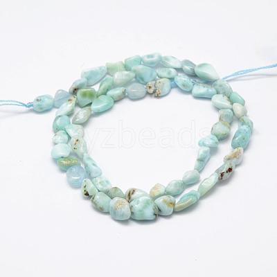 Natural Larimar Beads Strands G-F521-35-1