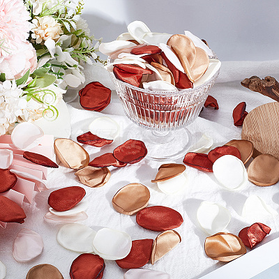 300Pcs Polyester Artificial Rose Flower Petals FIND-CN0002-43B-1