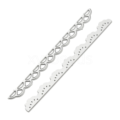 5Pcs 5 Styles Carbon Steel Lace Cutting Dies Stencils DIY-UN0003-71-1