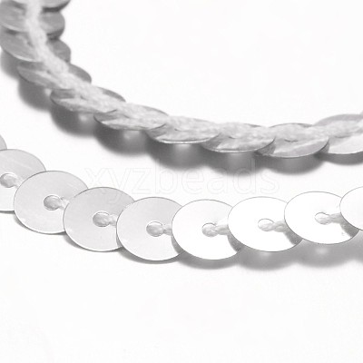Silver White Paillette/Sequins Roll X-BS02Y-1