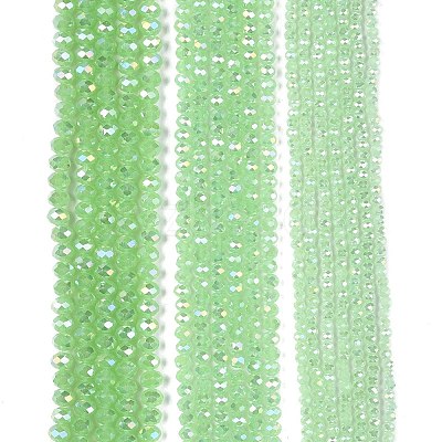 Electroplate Glass Beads Strands EGLA-A044-J6mm-B01-1