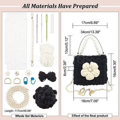 DIY Purse Weaving Kits DIY-WH0304-727B-1