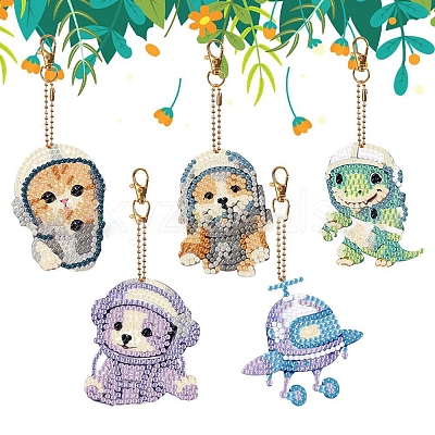 Animal Spaceman DIY Diamond Painting Kit PW-WG21165-01-1