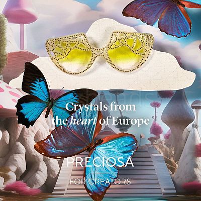 Preciosa® Crystal Hotfix Flatback Stones Y-PRC-HSS10-60010-1
