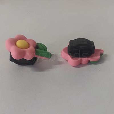 Plastic Shoelace Charms KY-WH0045-28-1