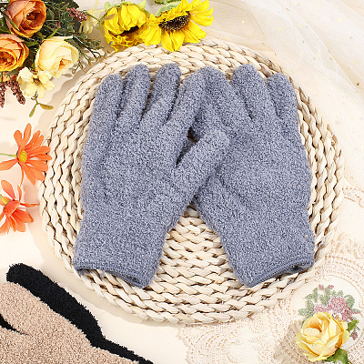 6Pcs 3 Colors Superfine Fiber Dedusting Gloves AJEW-CY0002-61-1